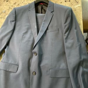 navy blue suit